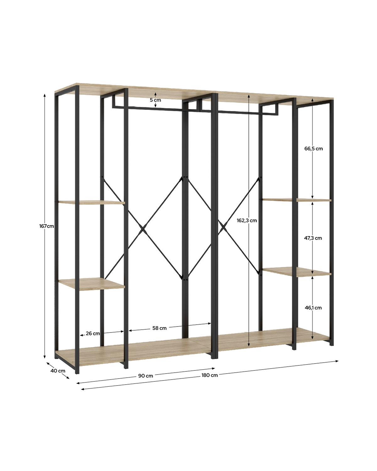 Armario vestidor Trok