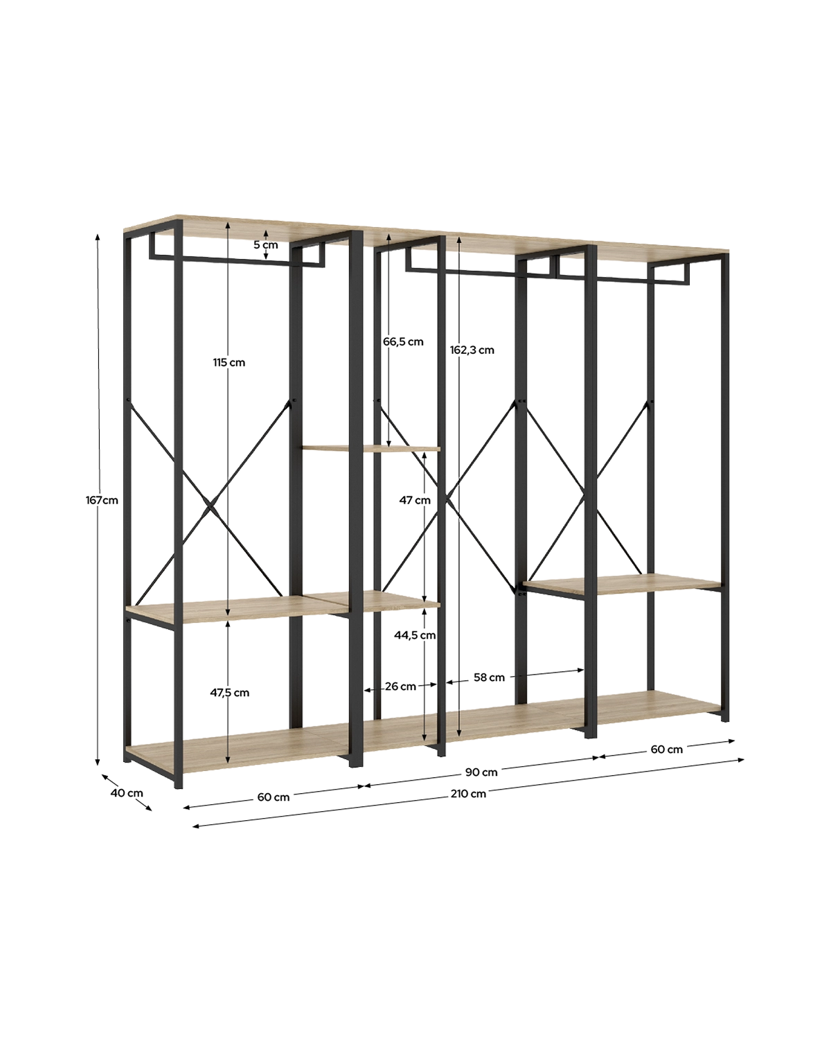 Armario vestidor Trok