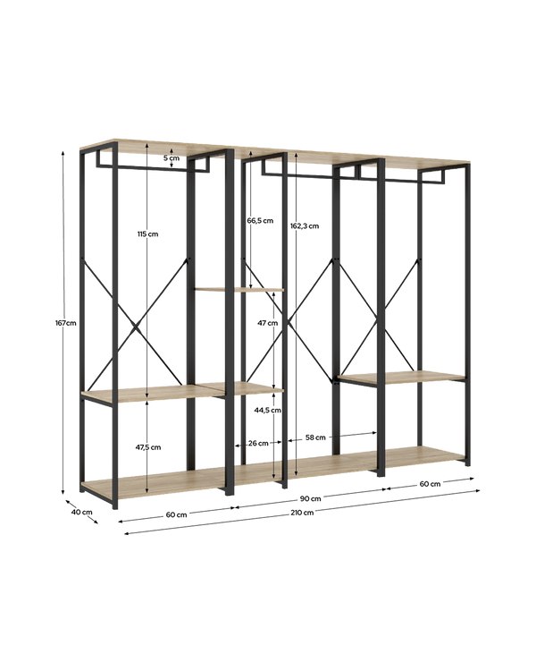 Armario vestidor Trok