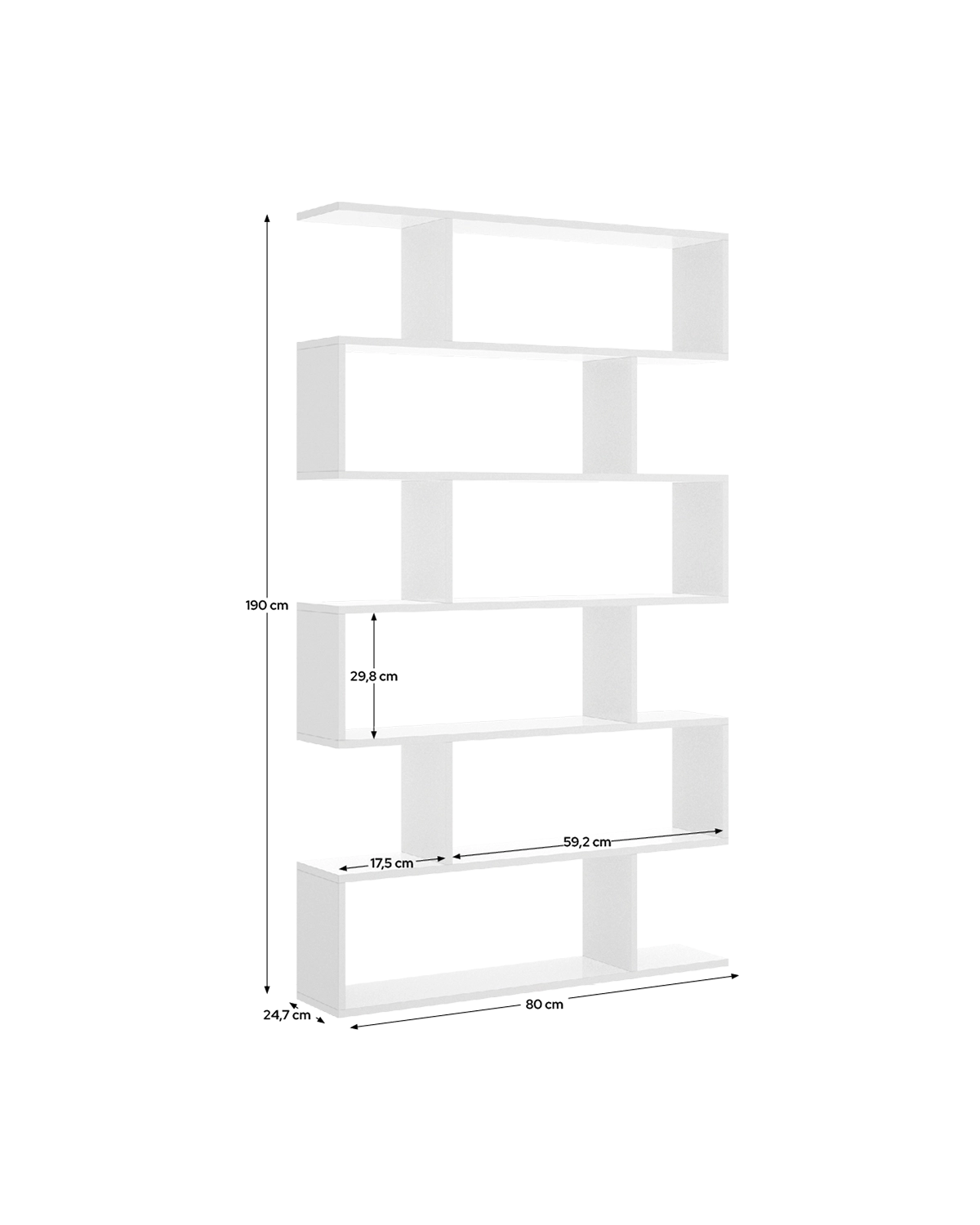 Estantería alta Lis