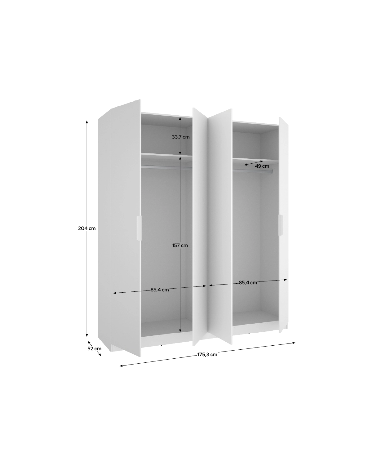 Armario de puertas batentes Emax