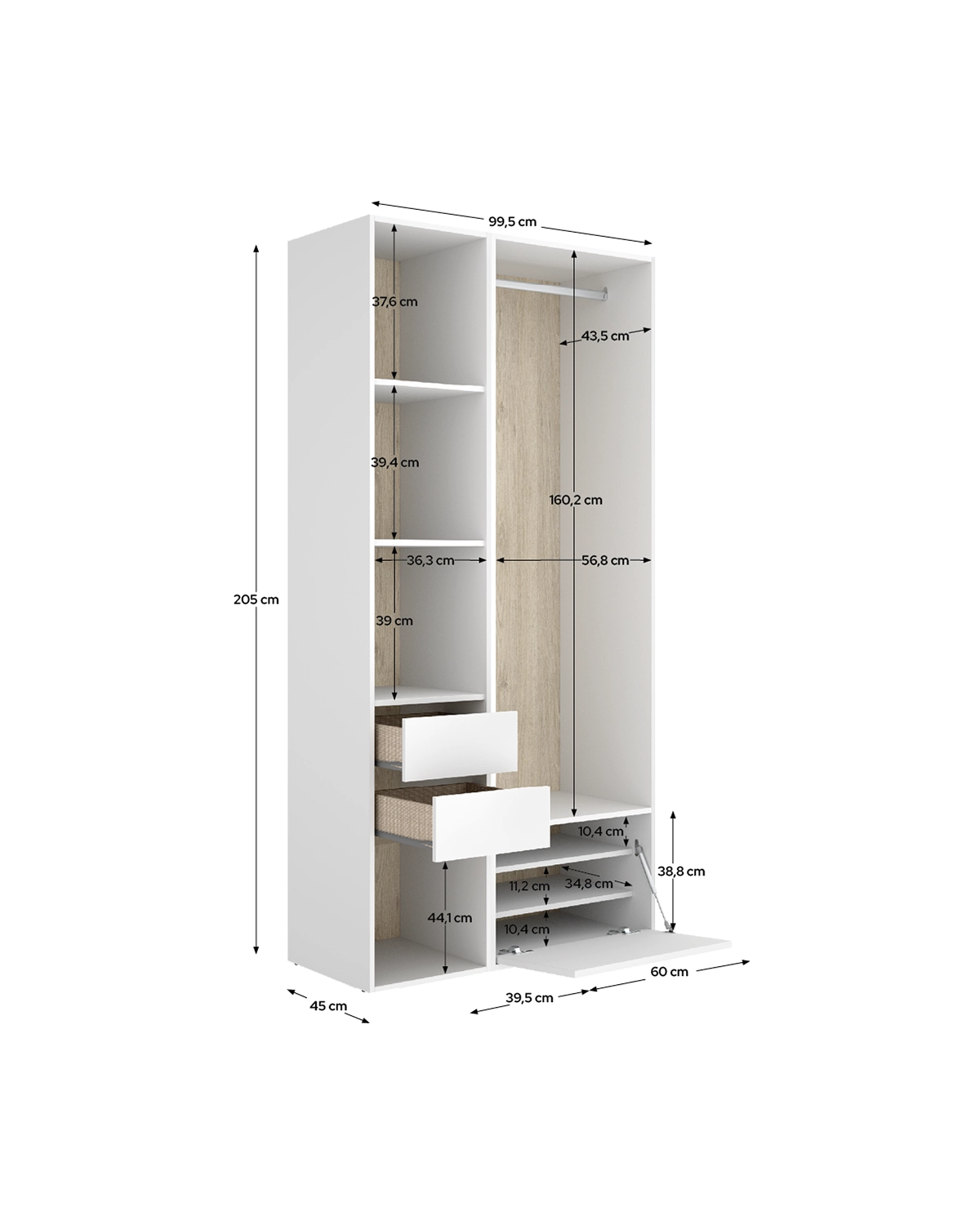 Módulo vestidor Suit