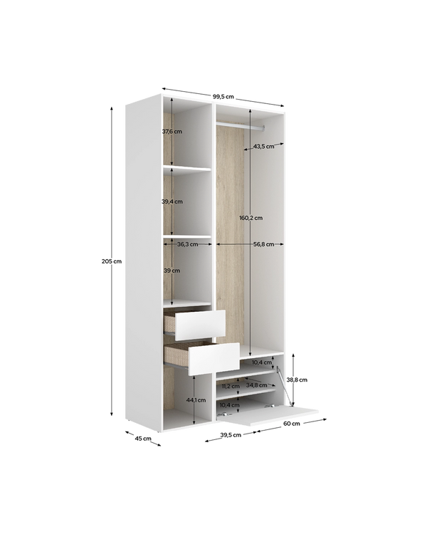 Módulo vestidor Suit