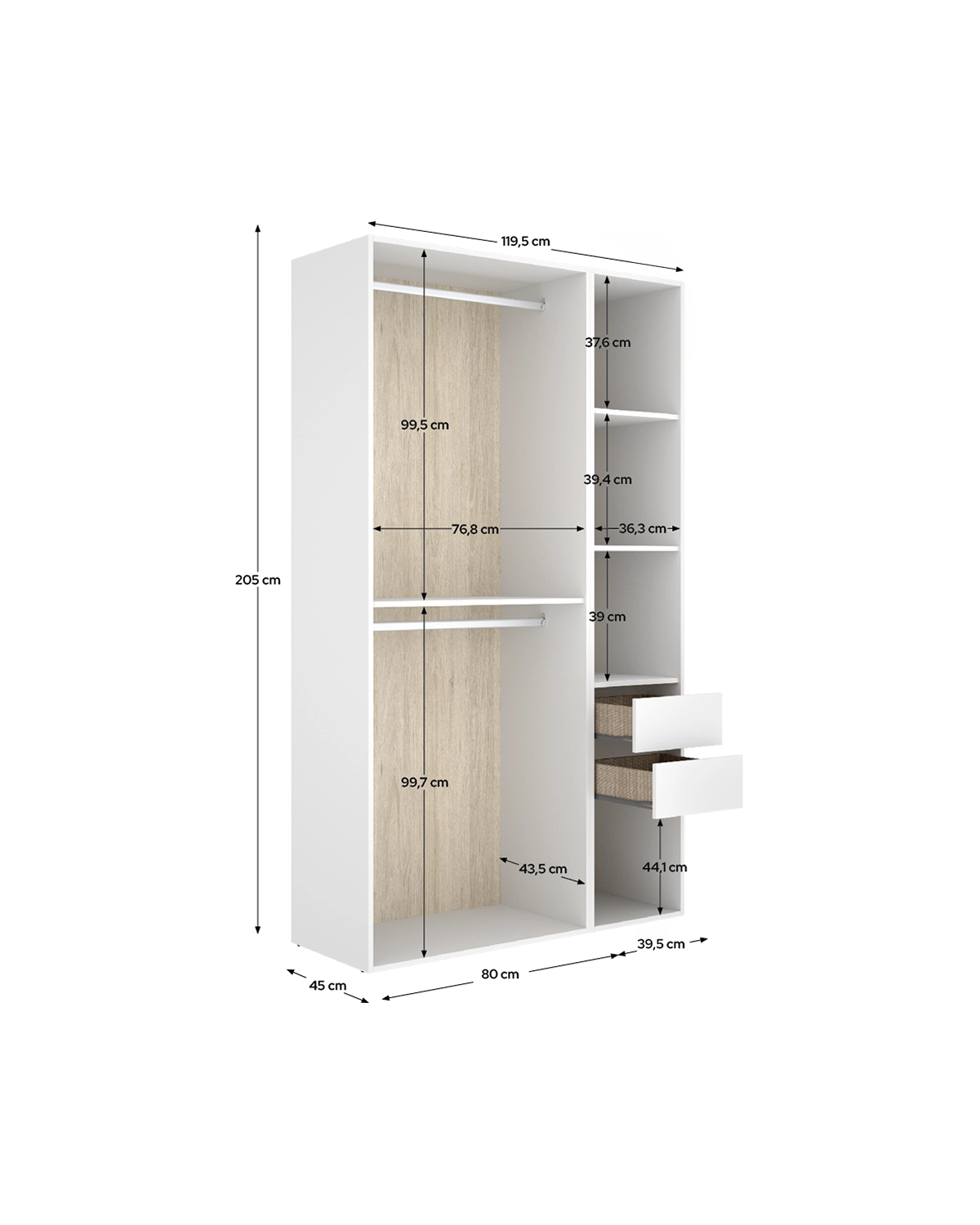 Módulo vestidor Suit