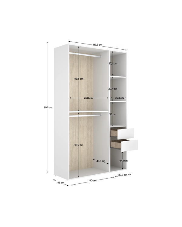 Módulo vestidor Suit