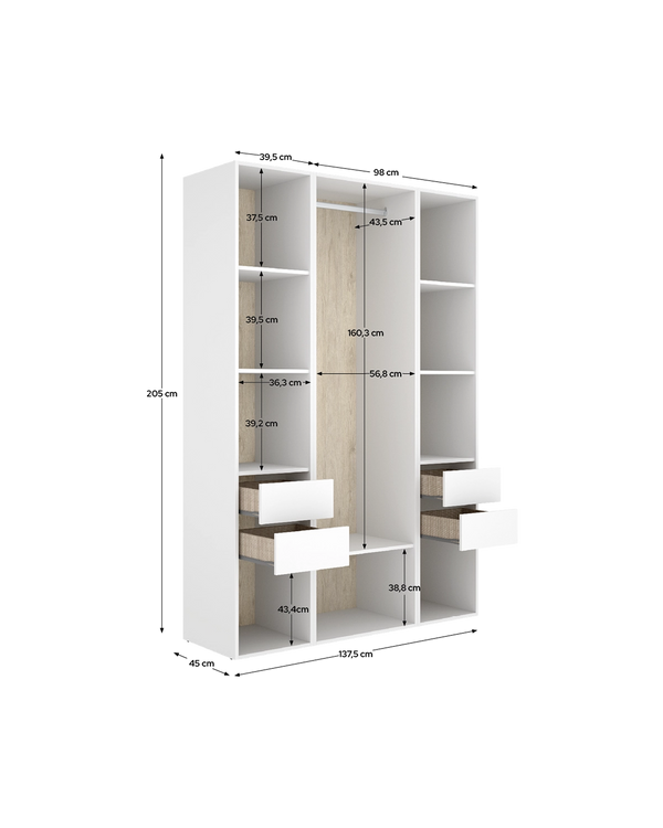 Módulo vestidor Suit