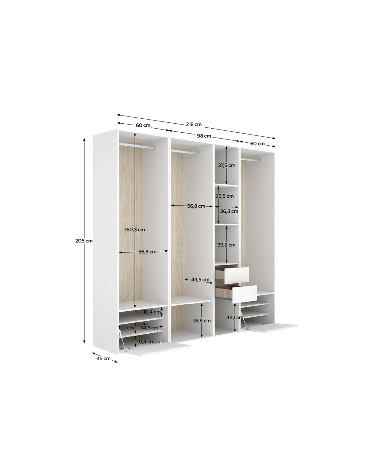 Módulo vestidor Suit