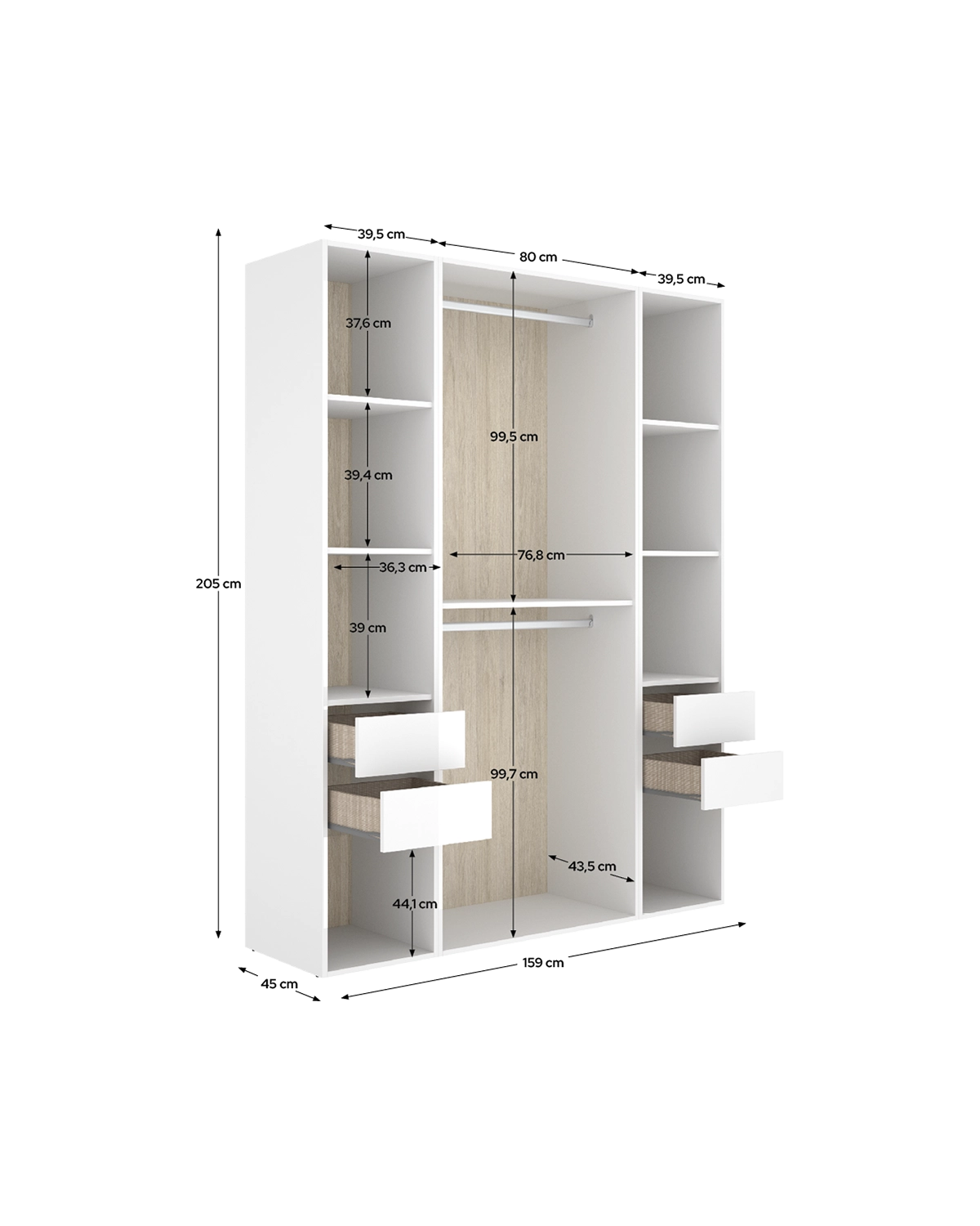 Módulo vestidor Suit