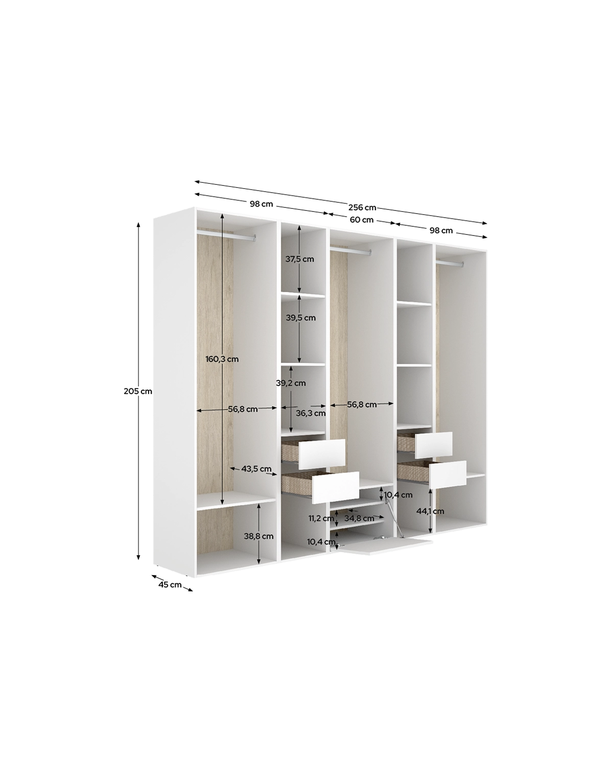 Módulo vestidor Suit