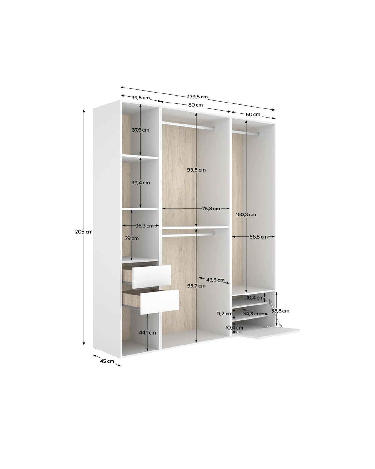 Módulo vestidor Suit