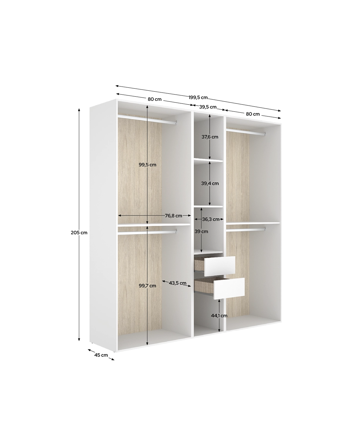 Módulo vestidor Suit