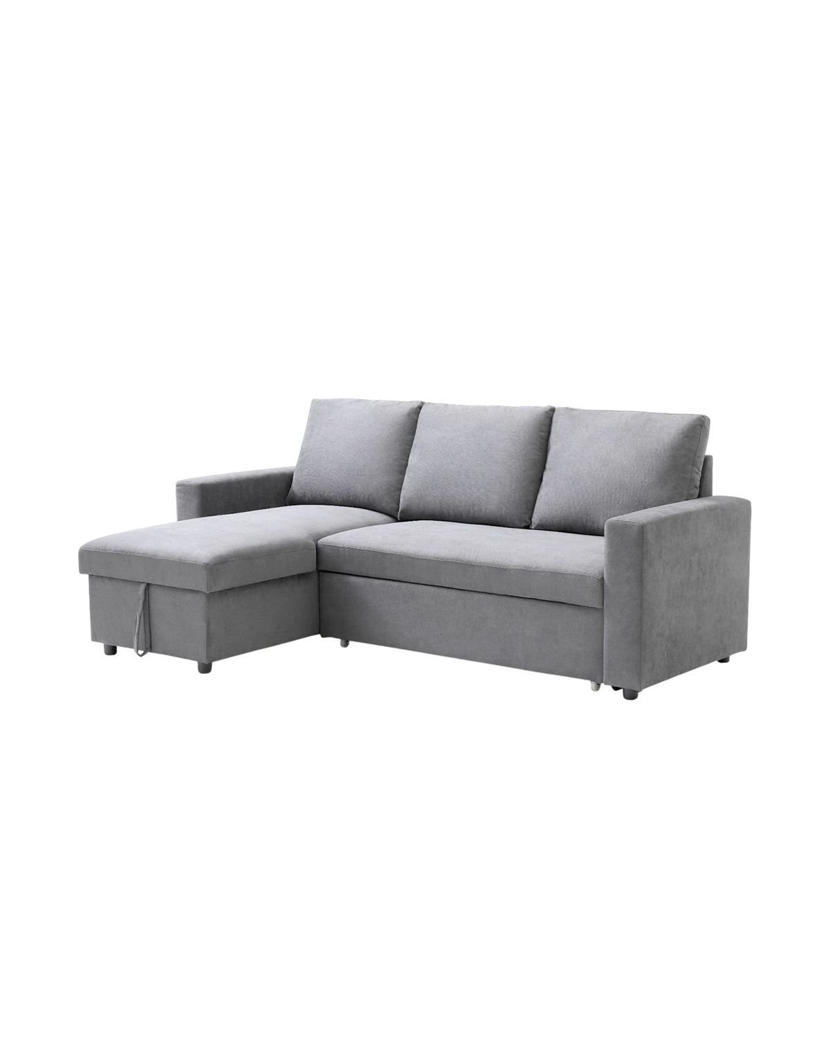Sofá cama con chaise longue reversible y almacenaje Ivy