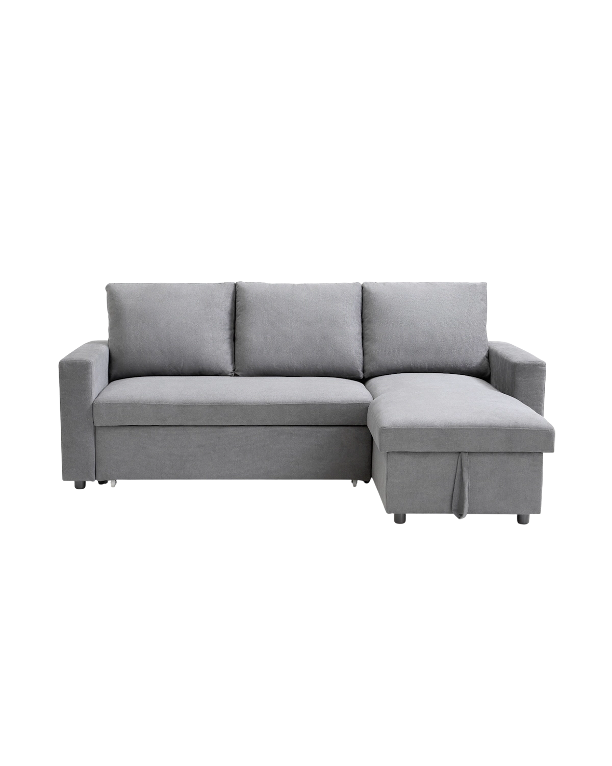 Sofá cama con chaise longue reversible y almacenaje Ivy
