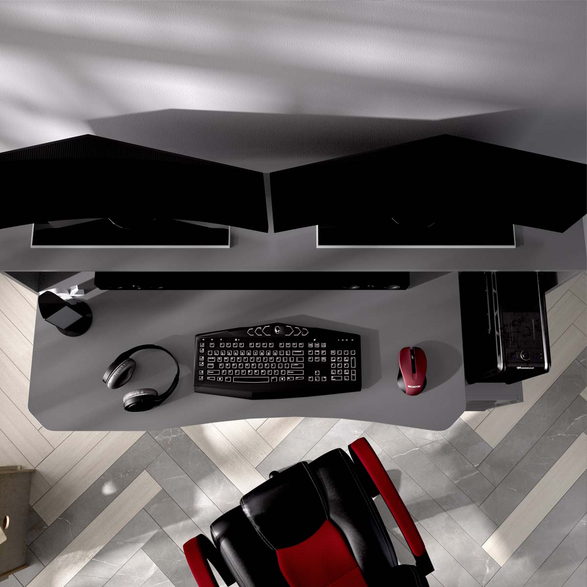 Escritorio gamer Fosk