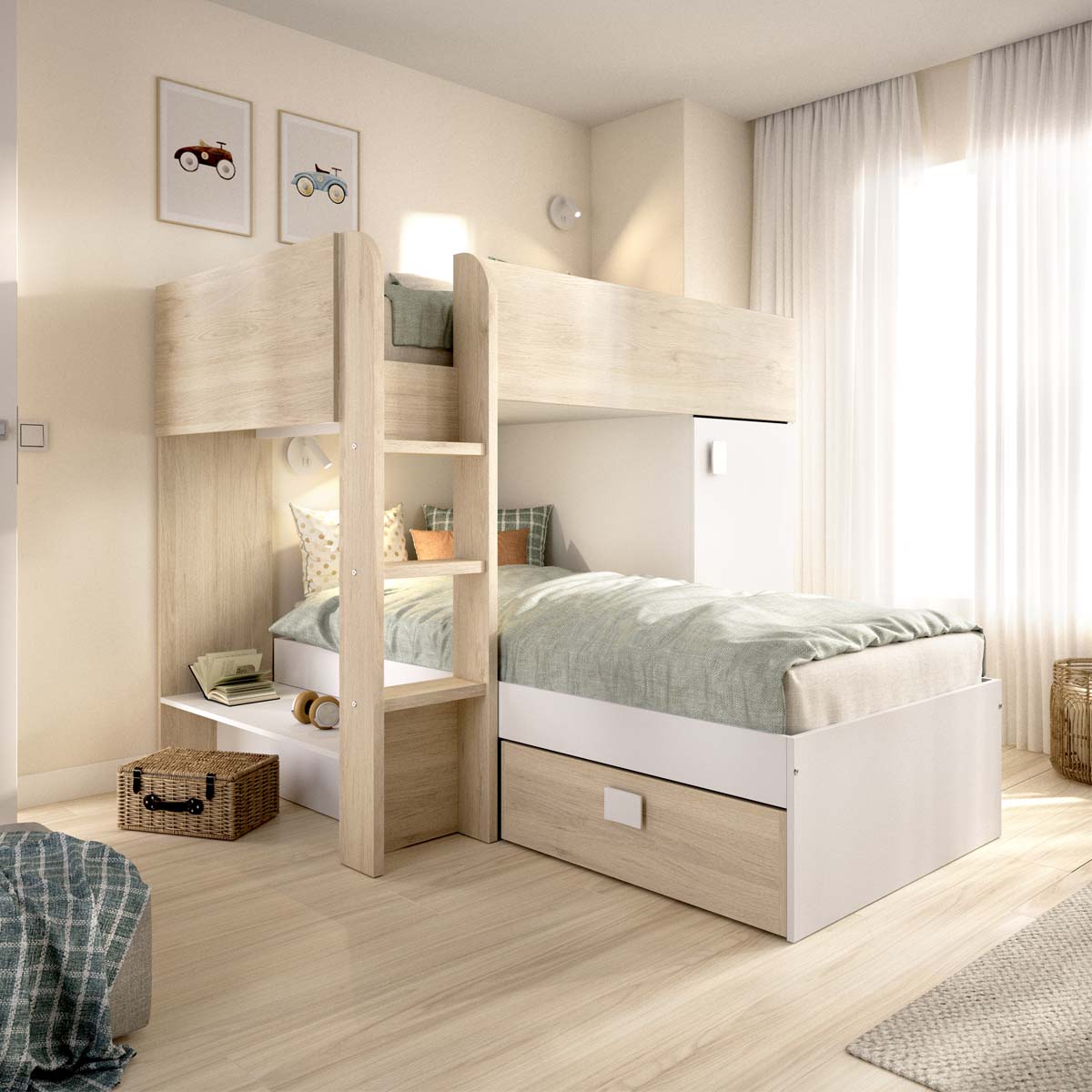 Cama tren reversible Move