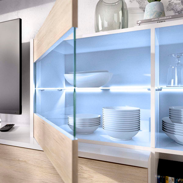 Mueble salón con luz Uma