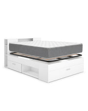 Pack ahorro matrimonio Cama Lanka con Cabecero, Colchón Aurea y Somier 135 x 190 cm