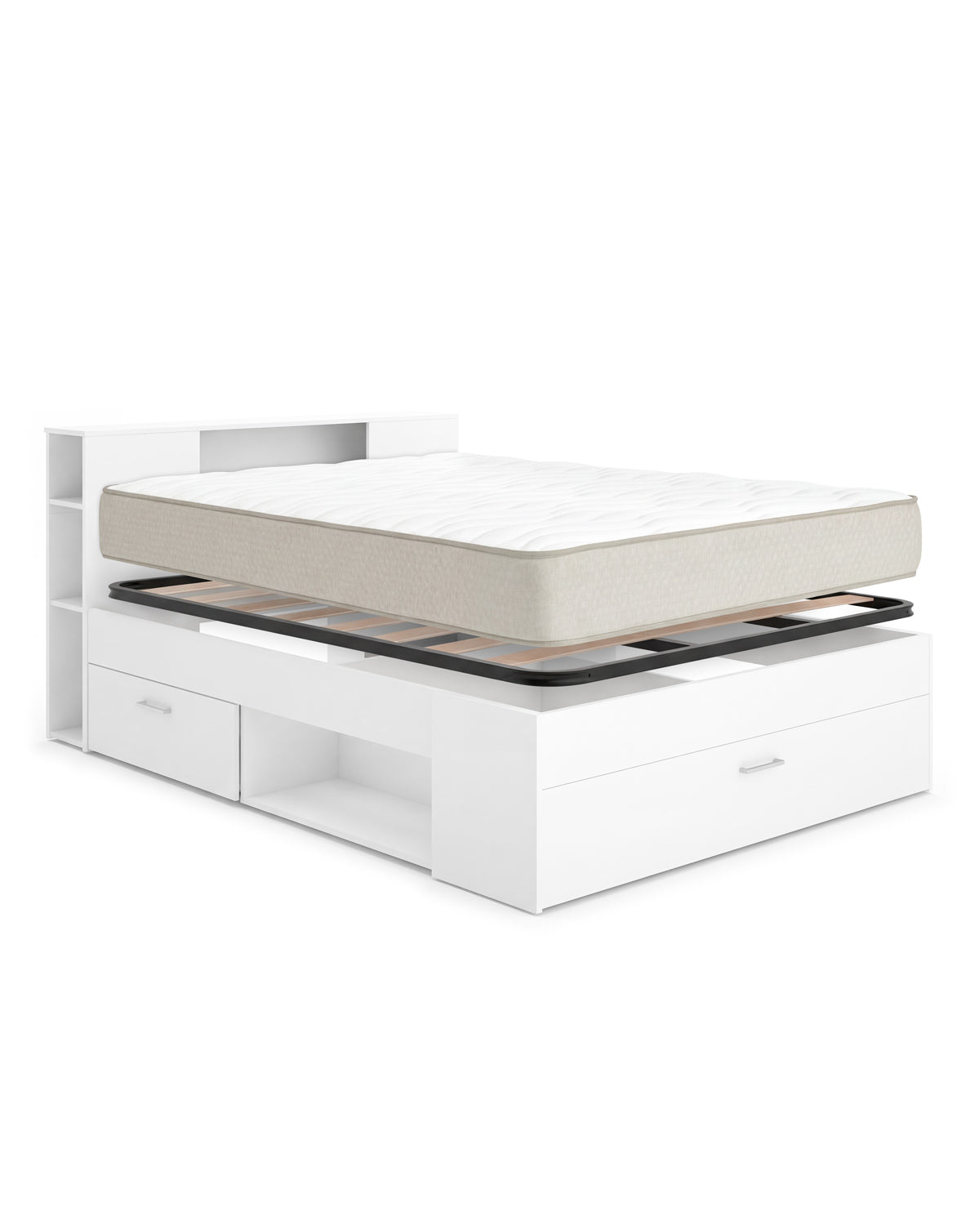 Pack ahorro matrimonio Cama Lanka con cabecero, Colchón Nova Plus y Somier 135 x 190 cm