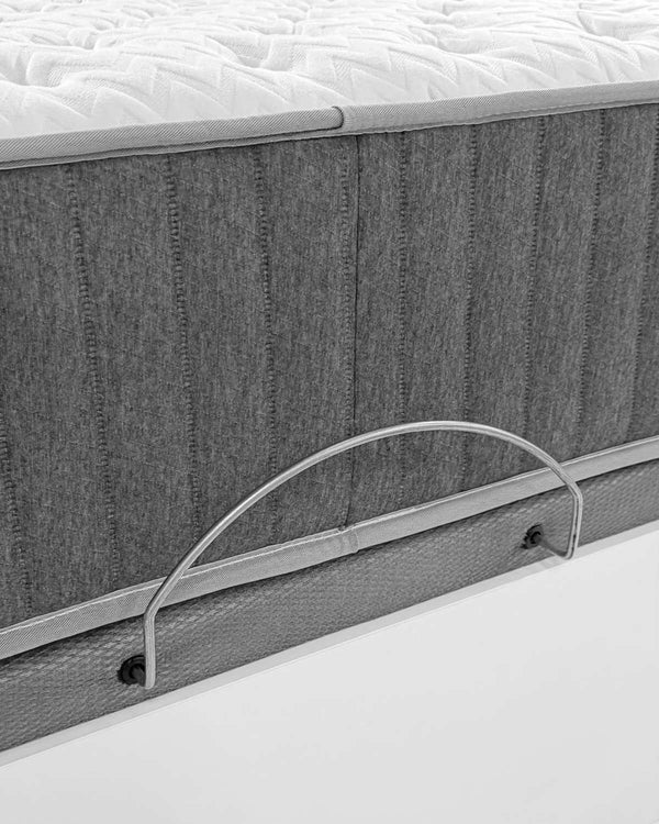 Pack ahorro matrimonio Canapé abatible Round con Colchón viscoelástico y muelles Aurea 150 x 190 cm